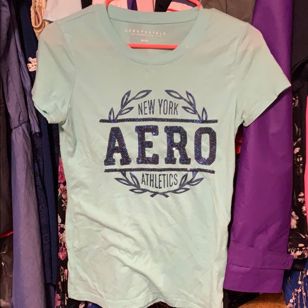 An Aeropostale T-shirt